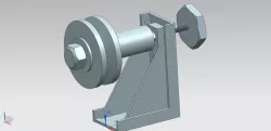 Pulley support assembly