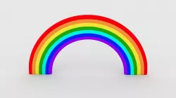 Rainbow Low-poly  3D model