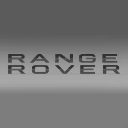 Range Rover lettering logo  3D model