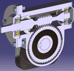 Reduction worm gearbox