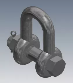 Shackle -.750 ''D'' Shackle -3D
