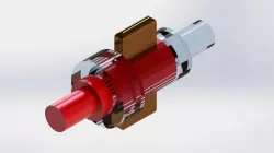 Socket and spigot Cotter joint for 20mm dia shaft 