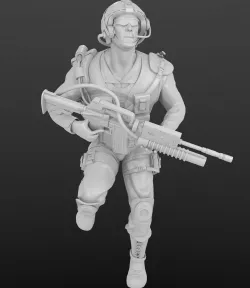 Solid soldier model for 3D printing and more 3D model