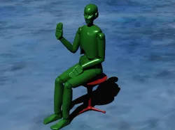 Stool with a dummy :)