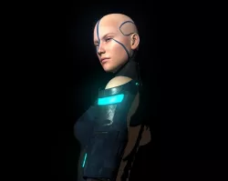Tavia - Hunari Warrior 3D model