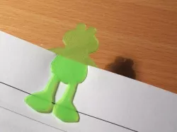 The frog bookmark