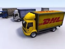 Truck Collection Low-poly  3D model
