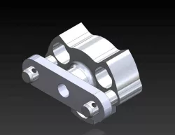 Two leaf folding propeller folder for NTM 28xx Motor