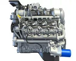 V8 Turbo Engine Models 3D model