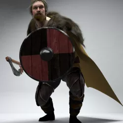 Viking Ragnar Rigged 3D model