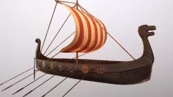 Viking ship Low-poly  3D model