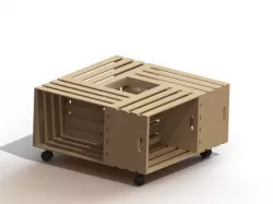 Vine Crate Coffee Rable