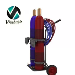 welding setup 3D model