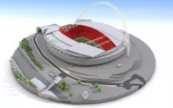 Wembley Stadium  -  London 3D model