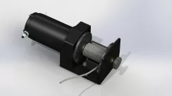 Winch 12V - 625 W - 15 m - (Electromyrmex)