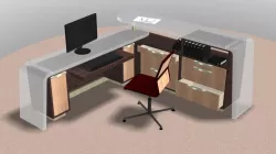 Workstation 3D model