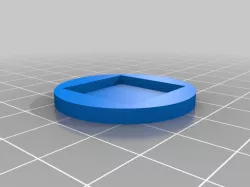 20 mm square to 32 mm circle base adaptor