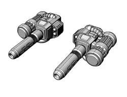 28mm Carapace Melta Gun For Smaller Knight