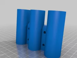 3x Micrometer wall holder