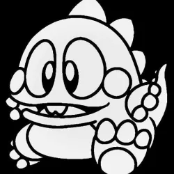 Bubble Bobble stencil