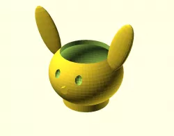 Bunny Head Planter