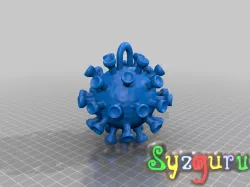 corona virus keychain  for 3d print coronavirus Covid-19