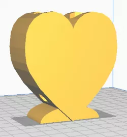COUPLE HEART TOOTHBRUSH HOLDER - BLANK