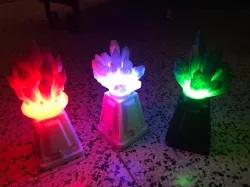 Crystal gemstone lamp (for larp) flashlight
