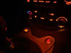 Custom 370Z Hazard/S-Mode Button Hat