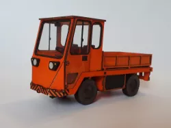 Electric truck EТ-2054. Model 1:25 cardboard Lasercut. 