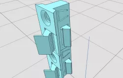 Embedded Hinge for 45mm Tee-slot