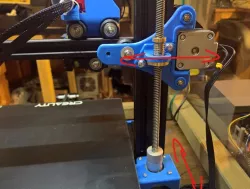 Ender 3 Z axis antibacklash nut, adjustable for direct drive setup.