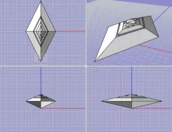 Frozen 2 element crystals(겨울왕국 2 원소 문양 크리스탈)