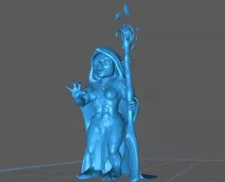 Goblin Girl Mage casting
