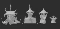 goblin tribal houses - terrain