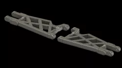Kyosho Ultima ST EP/GP rear suspension arms RS-2/UM102/UMW116