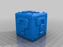 Mario Bros cube coin