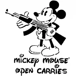 Mickey Mouse stencil 2