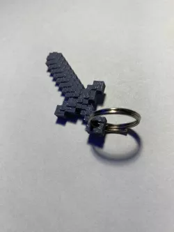 Minecraft sword, connectable to key chain