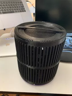 NAS server case new design (Micro ITX, 4 HDD, 1 SSD)