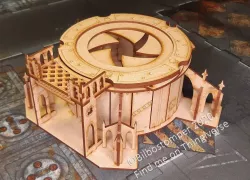 Nordgrim Rotunda #4 for 3mm laser cut MDF