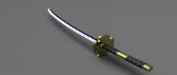 [ONE PIECE] Katana of Roronoa Zoro_ [원피스] 3대 귀철_ 三代 鬼徹