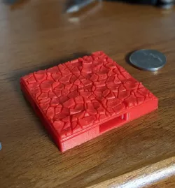Openforge 2x2 Cracked Lava Tile