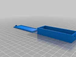 Parametric Flex-Hinge Box With Latch for OpenSCAD