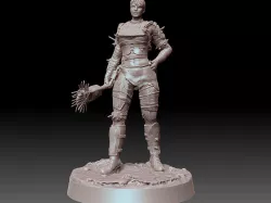 Post Apocalypse Amazon - 28mm Miniature