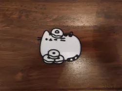 Pusheen (donut) Keychain