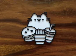 Pusheen (fast food) Keychain