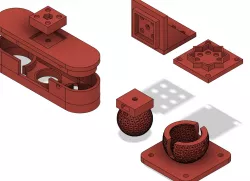 Raspberry Pi IR camera case + magnetic mount