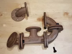 Steampunk Plumbing Elbow and T Fittings