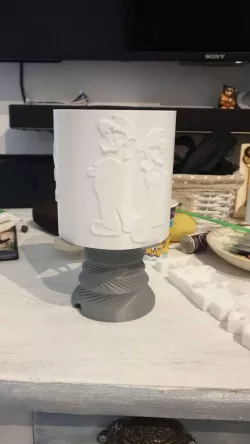 Super Mario Lithophane rgb led lamp